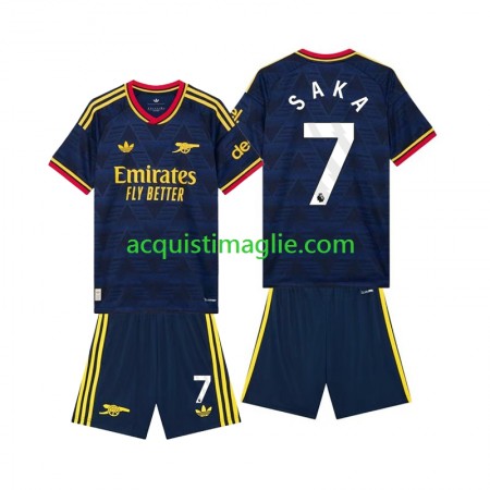 Divisa di Calcio Arsenal Bukayo Saka 7 Bambino Trasferta 2026/2027
